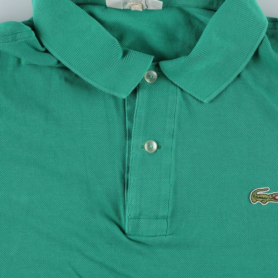 古着 80年代 ラコステ LACOSTE CHEMISE フレンチラコステ 半袖 ポロシャツ フランス製 5 メンズM ヴィンテージ  /eaa342602