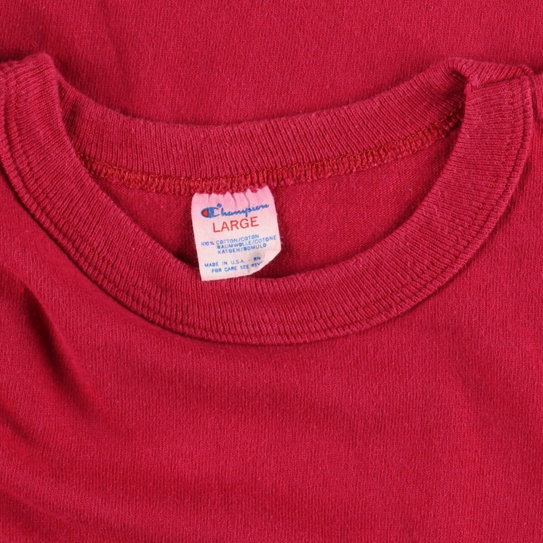 古着 80年代 チャンピオン Champion トリコタグ ワンポイントロゴTシャツ USA製 メンズL ヴィンテージ /eaa343849