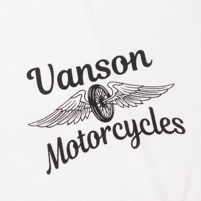 VANSON(バンソン)の新品 VANSON バンソン ヘンリーネック 半袖 Tシャツ オフホワイト L メンズのトップス(Tシャツ/カットソー(半袖/袖なし))の商品写真