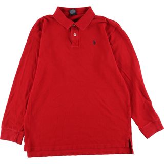 ラルフローレン(Ralph Lauren)の古着 ラルフローレン Ralph Lauren POLO by Ralph Lauren 長袖 ポロシャツ メンズM /eaa342466(ポロシャツ)