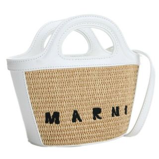 マルニ(Marni)のマルニ カゴバッグ BMMP0067Q0 P3860 Z0T01 ホワイト系(かごバッグ/ストローバッグ)