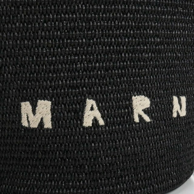 Marni(マルニ)のマルニ カゴバッグ BMMP0068Q0 P3860 00N99 ブラック レディースのバッグ(かごバッグ/ストローバッグ)の商品写真