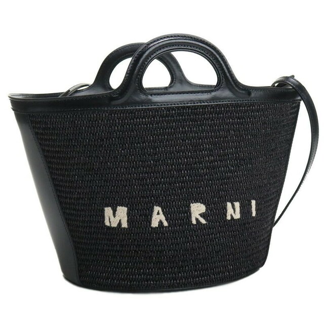 Marni(マルニ)のマルニ カゴバッグ BMMP0068Q0 P3860 00N99 ブラック レディースのバッグ(かごバッグ/ストローバッグ)の商品写真