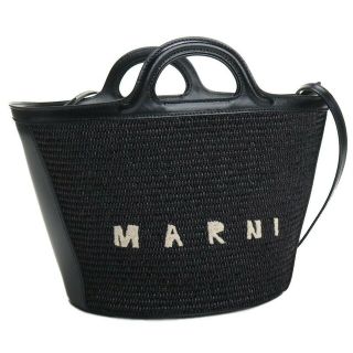 マルニ(Marni)のマルニ カゴバッグ BMMP0068Q0 P3860 00N99 ブラック(かごバッグ/ストローバッグ)