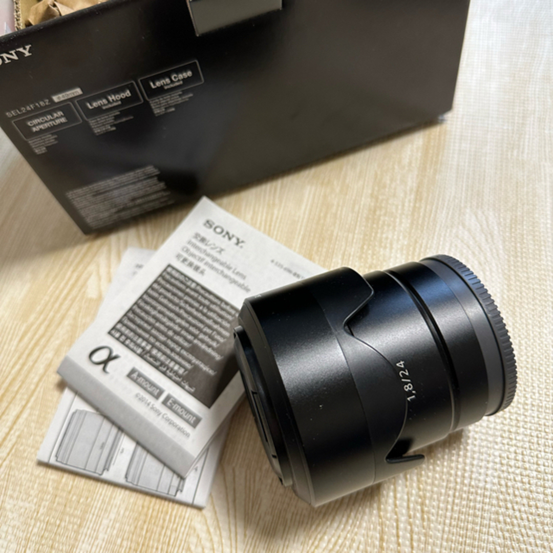 SONY(ソニー)のSONY SonnarT※ E 24mm F1.8 SEL24F18Z スマホ/家電/カメラのカメラ(レンズ(単焦点))の商品写真