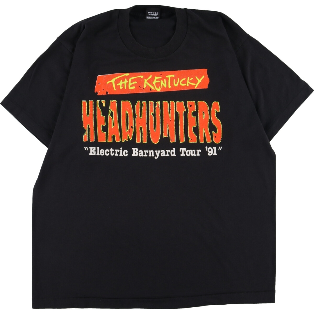 90年代 スクリーンスターズ SCREEN STARS KENTUCKY HEADHUNTERS ケンタッキーヘッドハンターズ Electric Barnyard Tour 両面プリント バンドTシャツ バンT USA製 メンズL ヴィンテージ /eaa343861