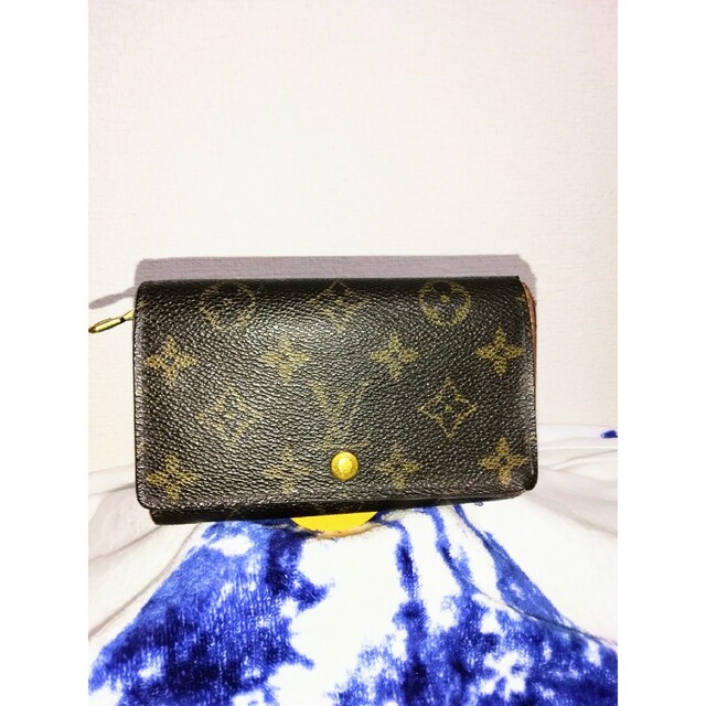 ファッション小物 LOUIS VUITTON ルイヴィトン二つ折財布モノグラム