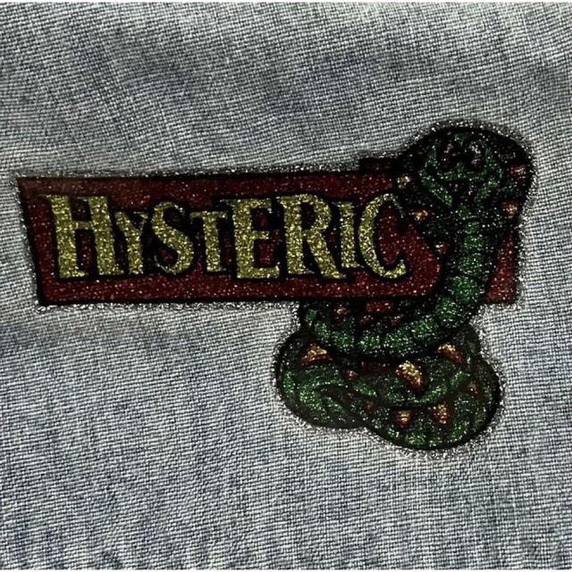 HYSTERIC GLAMOUR - HYSTERIC GLAMOUR LONG LIVE ROCK ワークシャツの