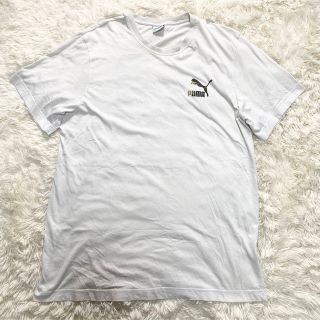 プーマ(PUMA)の【大きいサイズ】PUMA Tシャツ　ホワイト　サイズUSA XL(Tシャツ/カットソー(半袖/袖なし))