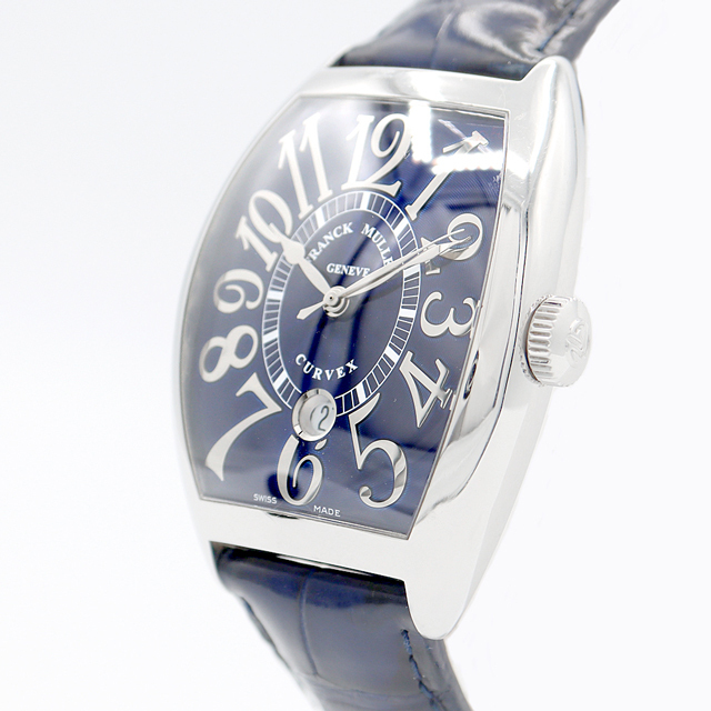 FRANCK MULLER フランクミュラー トノーカーベックス レリーフ 8880SC DT REL シルバー ギョーシェ SS ステンレス メンズ 自動巻き トノウ カーベックス 【6ヶ月保証】【腕時計】