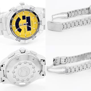 電池交換済 TAG Heuer タグホイヤー アクアレーサー WAF1113 BA0801 300m防水 デイト 紺 ネイビー SS ステンレス メンズ クォーツ【6ヶ月保証】【腕時計】