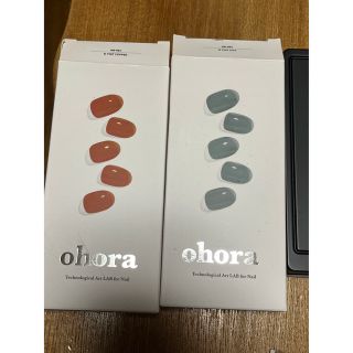 オホーラ(ohora)のohora 開封済み　ネイルシール(ネイル用品)