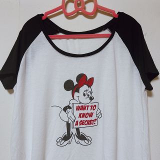 ディズニー(Disney)のディズニー　ミニーちゃんTシャツ(Tシャツ(半袖/袖なし))