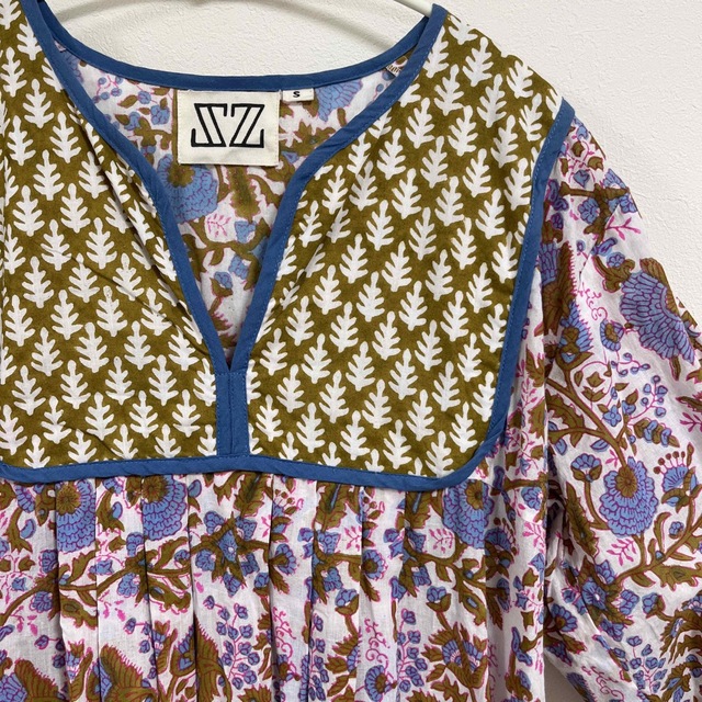 SZ Blockprints☆kitty dress ワンピース SZ Blockprints☆kitty dress ワンピース