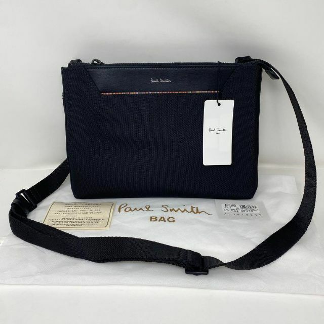 新品 Paul Smith ポールスミス ショルダーバッグ トラベルバッグ 黒-