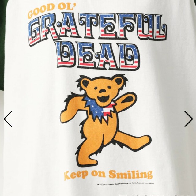 RODEO CROWNS(ロデオクラウンズ)のロデオクラウンズワイドボウル　GRATEFUL DEAD ラグラントップス レディースのトップス(Tシャツ(長袖/七分))の商品写真