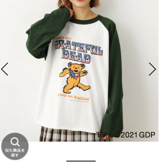 ロデオクラウンズ(RODEO CROWNS)のロデオクラウンズワイドボウル　GRATEFUL DEAD ラグラントップス(Tシャツ(長袖/七分))