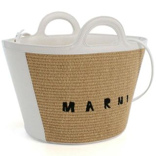 マルニ(Marni)のマルニ カゴバッグ BMMP0068Q0 P3860 Z0T01 ホワイト系(かごバッグ/ストローバッグ)