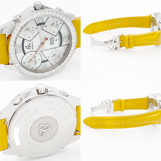 電池交換済 JACOB&Co. ジェイコブ ファイブタイムゾーン 47mm JC 電池交換済 JACOB&Co. ジェイコブ ファイブタイムゾーン 47mm JC