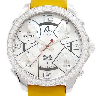 電池交換済 JACOB&Co. ジェイコブ ファイブタイムゾーン 47mm JC 電池交換済 JACOB&Co. ジェイコブ ファイブタイムゾーン 47mm JC