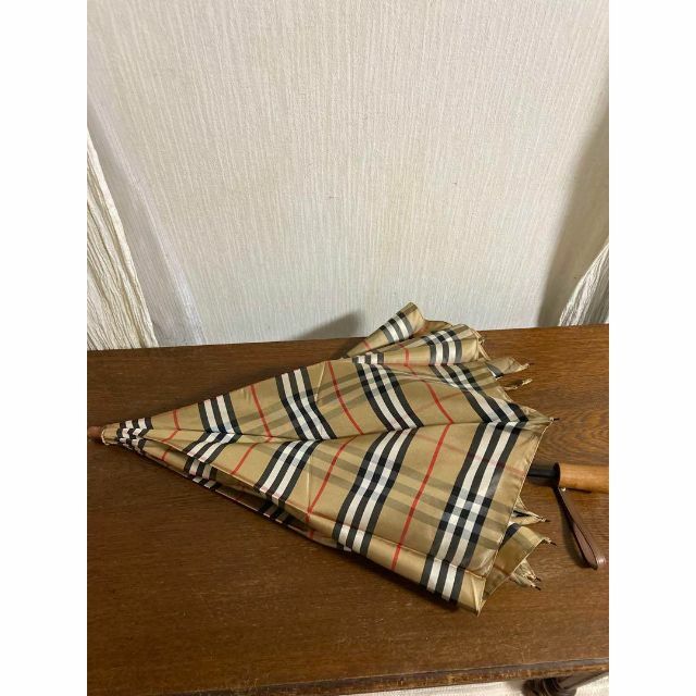 美品 バーバリー 折り畳み雨傘 日傘 タータンチェック柄-eastgate.mk