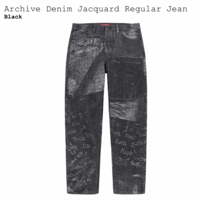 32色Archive Denim Jacquard Regular Jean 32
