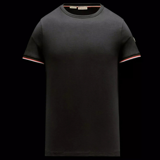 モンクレール(MONCLER)のmoncler Tシャツ ブラック S ポケT(Tシャツ/カットソー(半袖/袖なし))
