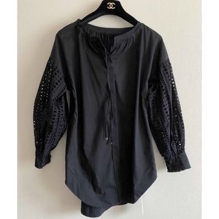 アネラリュクス(ANELALUX)の【新品】ANELA LUX レース袖チュニックシャツ　SALE‼️(シャツ/ブラウス(長袖/七分))