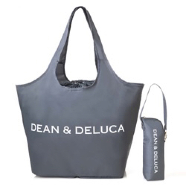 DEAN & DELUCA(ディーンアンドデルーカ)のGLOW/2021年8月号付録/レジかご買い物バッグ＆保冷ボトルホルダー レディースのバッグ(エコバッグ)の商品写真