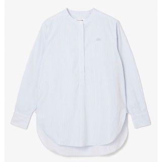 ラコステ(LACOSTE)のLACOSTE マオカラープルオーバーチュニックシャツ(シャツ/ブラウス(長袖/七分))