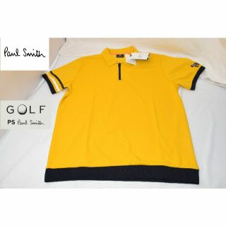 ポールスミス(Paul Smith)の新品・希少限定品☆ポール・スミス【GOLF】肩ロゴ ポロシャツ☆L☆イエロー(ウエア)