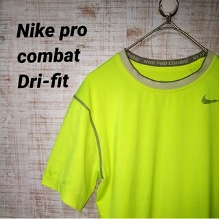 ナイキ(NIKE)のnike pro combat コンプレッションウェア dri-fit mサイズ(Tシャツ/カットソー(七分/長袖))