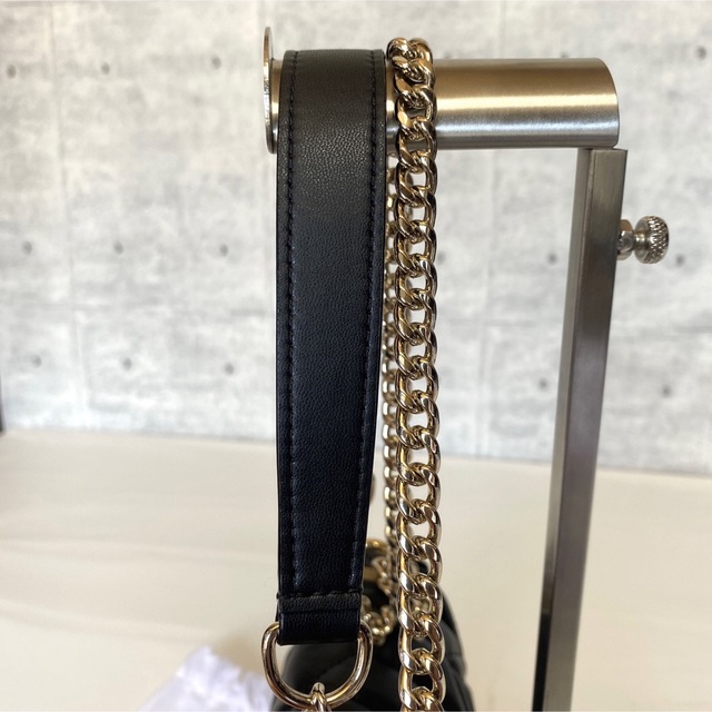 【美品】JIMMY CHOO DIONDRA BELT ブラック 2WAYBAG 6