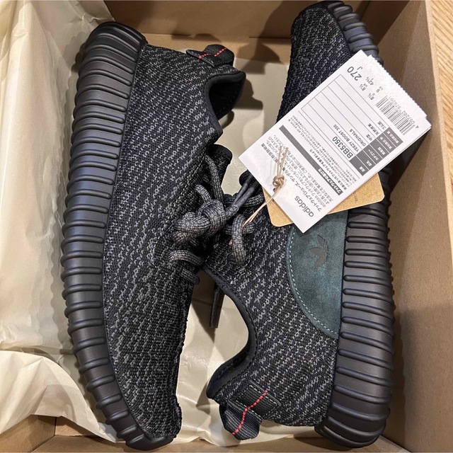 YEEZY（adidas） - YEEZY BOOST 350 PIRATE BLACK イージーの通販 by