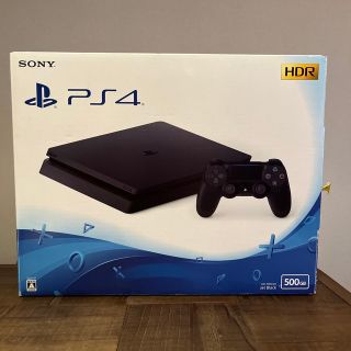 プレイステーション4(PlayStation4)のPS4 本体 CUH-2100A B01 100V 500GB JetBlack(家庭用ゲーム機本体)