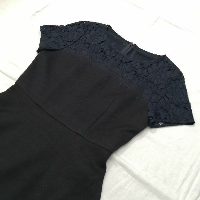 ANAYI(アナイ)の✨新品・タグ付き✨アナイ　レースドレス　結婚式用　ブラック　38サイズ レディースのフォーマル/ドレス(その他ドレス)の商品写真