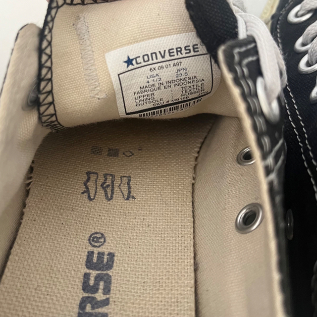 CONVERSE(コンバース)のコンバース オールスター  ローカット　ブラック23.5 レディースの靴/シューズ(スニーカー)の商品写真