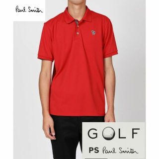 ポールスミス(Paul Smith)のどら様専用　新品限定品☆PS ポール・スミス【GOLF】ポロシャツ☆L☆レッド(ウエア)