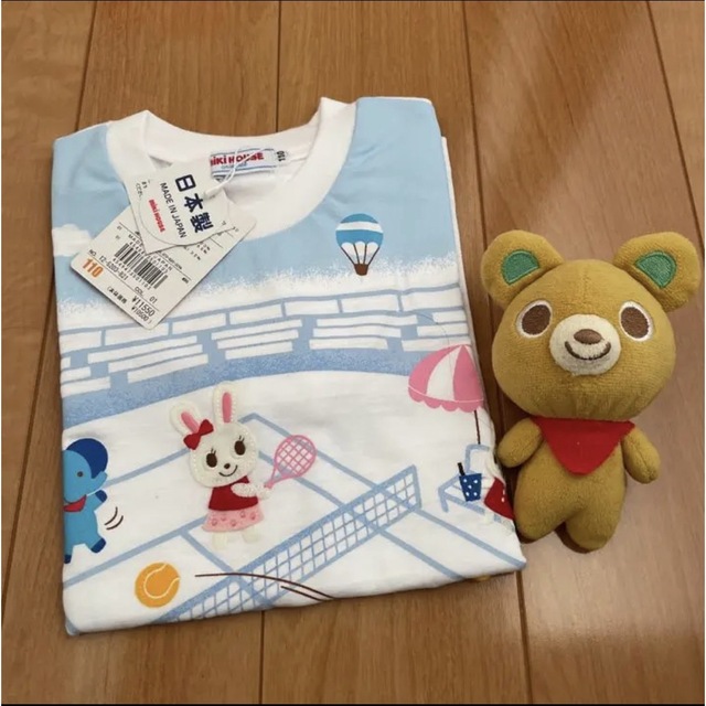 ★ミキハウス★うさこちゃん★半袖Tシャツ★110★日本製★新品★テニス柄★