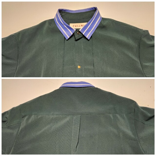 美品】クルニ CULLNI クレリックシャツ 長袖 グリーン 1 | legaleagle