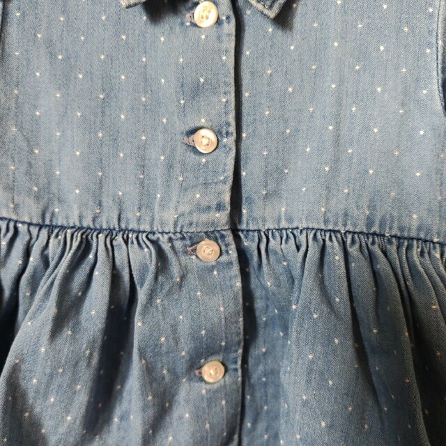 babyGAP(ベビーギャップ)のbaby Gap　デニムチュニック　90サイズ キッズ/ベビー/マタニティのキッズ服女の子用(90cm~)(ワンピース)の商品写真