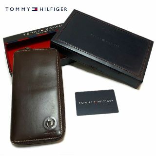 トミーヒルフィガー(TOMMY HILFIGER)のTOMMY HILFIGER トミーヒルフィガー ラウンドファスナー 長財布 ブ(長財布)