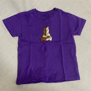 ベビーギャップ(babyGAP)のbaby GAP くま　 半袖Tシャツ　90cm 紫(Tシャツ/カットソー)