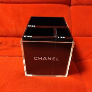 シャネル(CHANEL)のCHANEL　メイクツール　アクリルケース(メイクボックス)