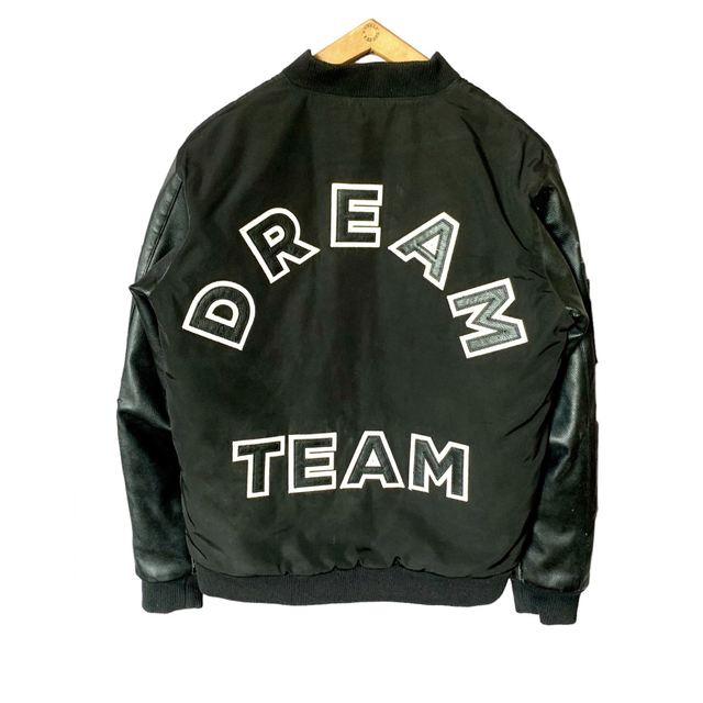 DREAM TEAM/MA-1/フライトジャケット ナイロン BLK ビンテージ