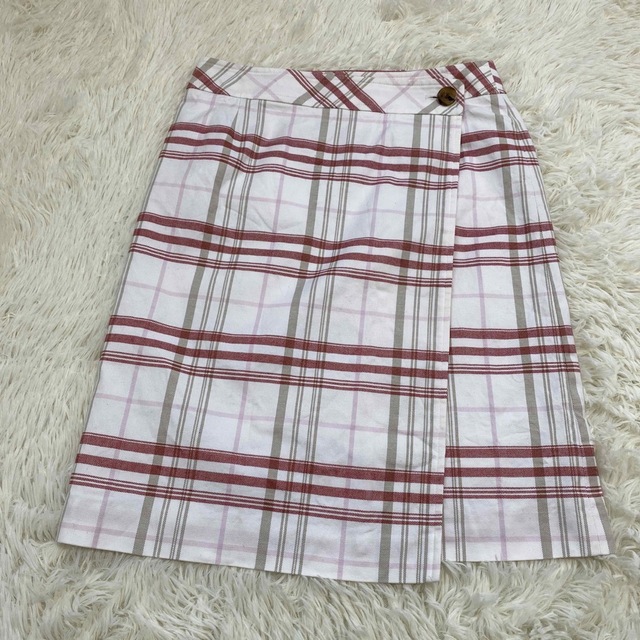 BURBERRY - BURBERRY LONDONバーバリー ラップスカート ノバチェック