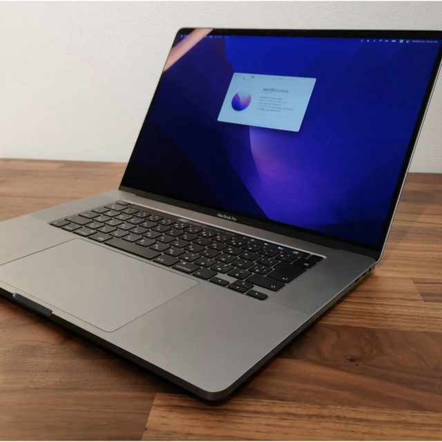 MacBook Pro 16インチ 2019 メモリ16GB 容量512GB