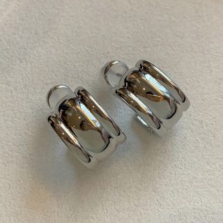 クラネ(CLANE)のDouble line mini pierce silver No.1078(ピアス)