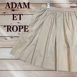 アダムエロぺ(Adam et Rope')のADAM ET ROPE （アダムエロペ） 無地　ミニスカート　size36(ミニスカート)