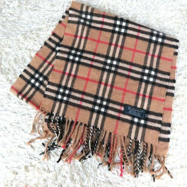 BURBERRY(バーバリー)の《美品》Burberry's バーバリーズ カシミヤ100% ノヴァチェック レディースのファッション小物(マフラー/ショール)の商品写真